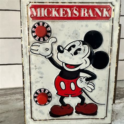 Vintage Metal Mickey Mouse House 25”